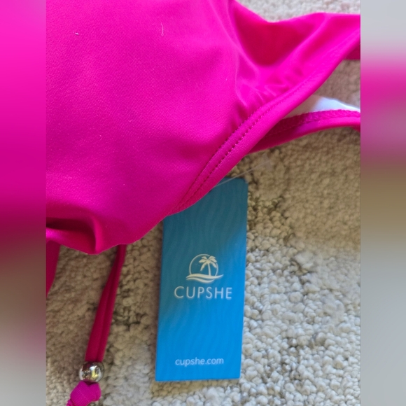 🌻NWT, Cupshe, Women's Pink Bralette, Sz. L - Picture 2 of 5